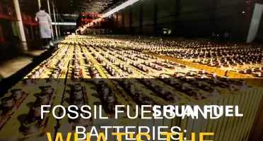 do you need fossil fuels to make batteries