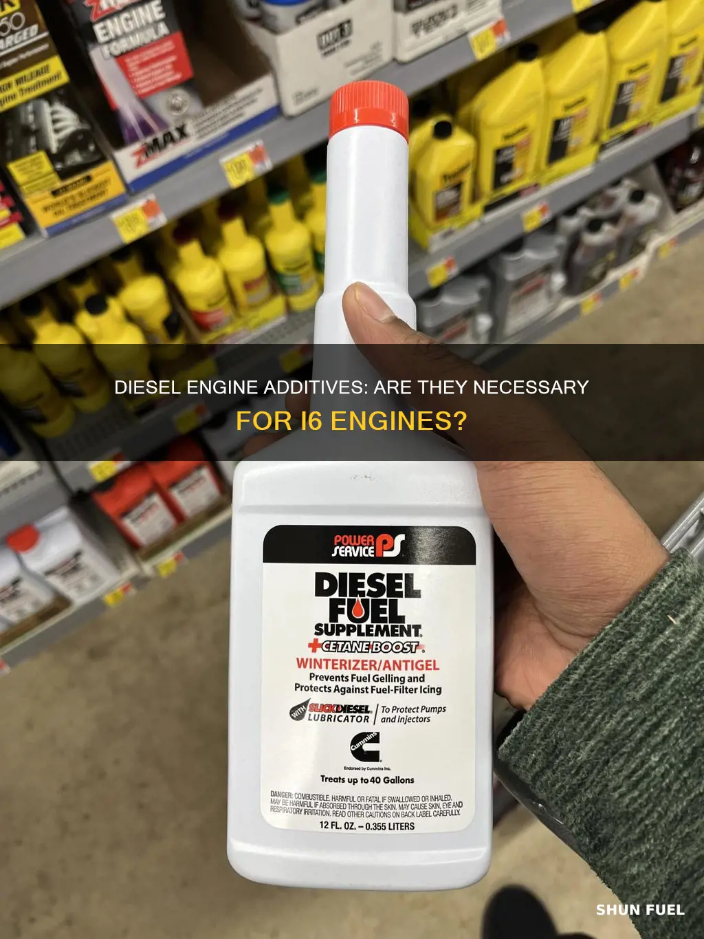 do you need fuel additives for i6 diesel engine