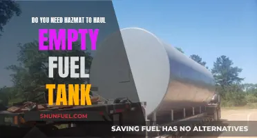 Hazmat Requirements for Hauling Empty Fuel Tanks