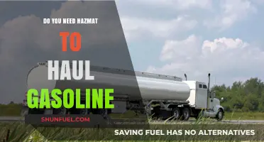 Gasoline Transportation: When is Hazmat Necessary?