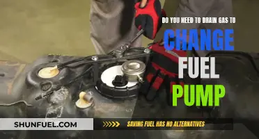 How to Change a Fuel Pump: Draining Gas?