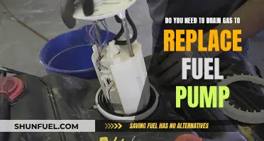 Fuel Pump Replacement: Draining Gas or Not?