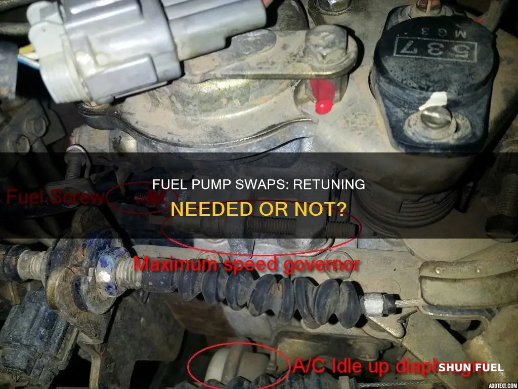 do you need to retune when you change fuel pumps