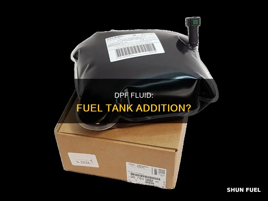 do you put dpf fluid directly in your fuel tank