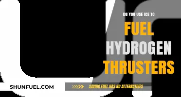 Using Ice to Fuel Hydrogen Thrusters: A Viable Space Propulsion Method?
