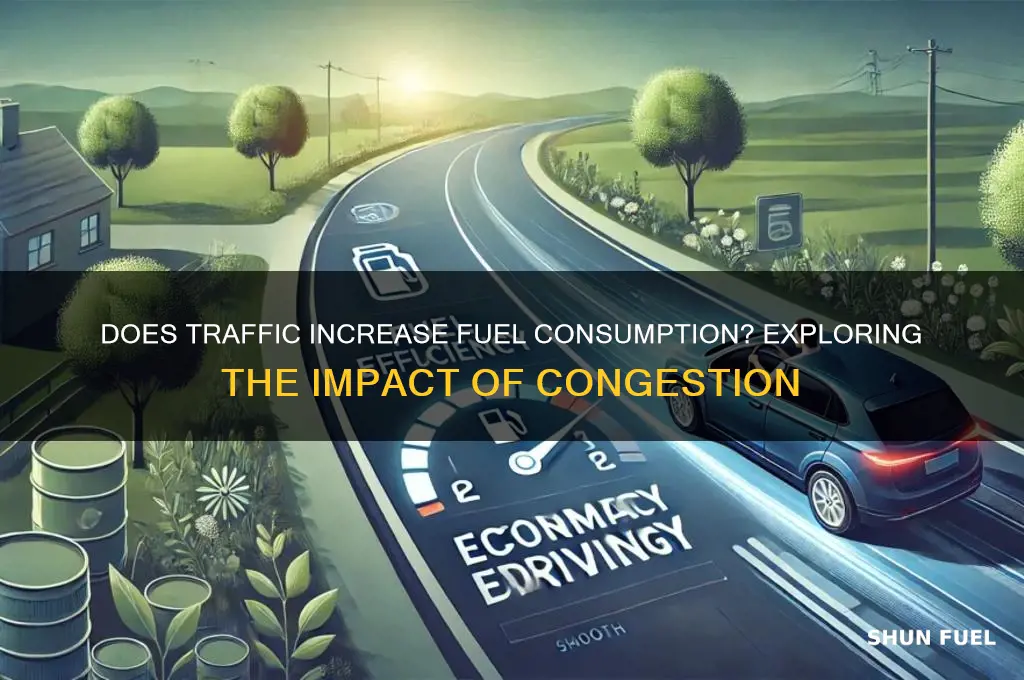 do you use more fuel in traffic