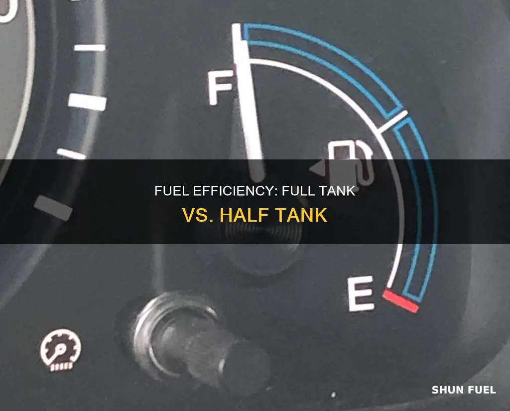 do you use more fuel with a full tank