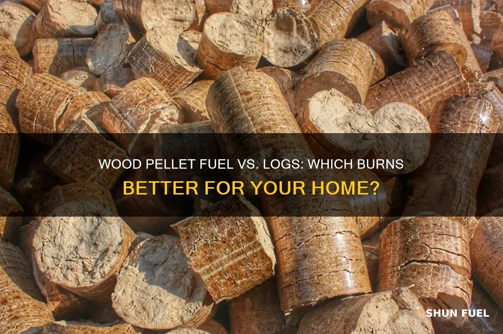 do you use wood pellet fuel with wood logs