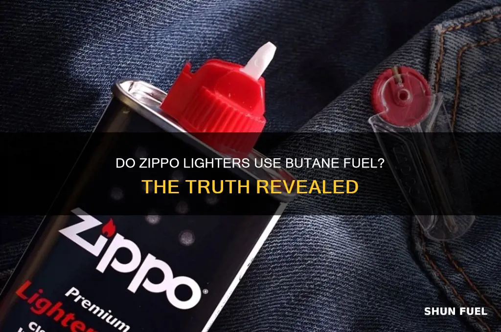 do zippo lighters use butane fuel