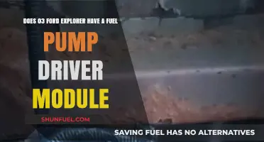 Ford Explorer 2003: Fuel Pump Driver Module Explained