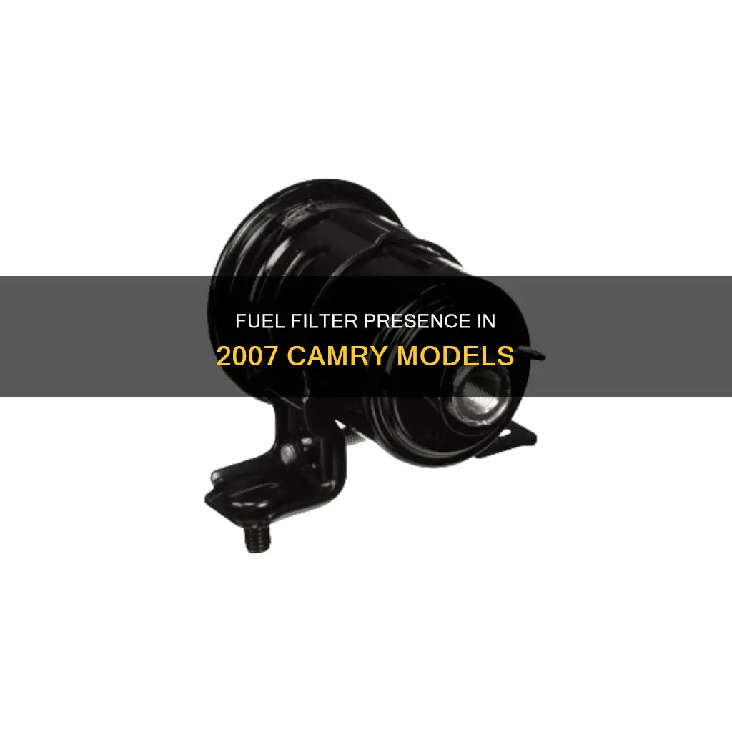 does 07 camry have a fuel filter
