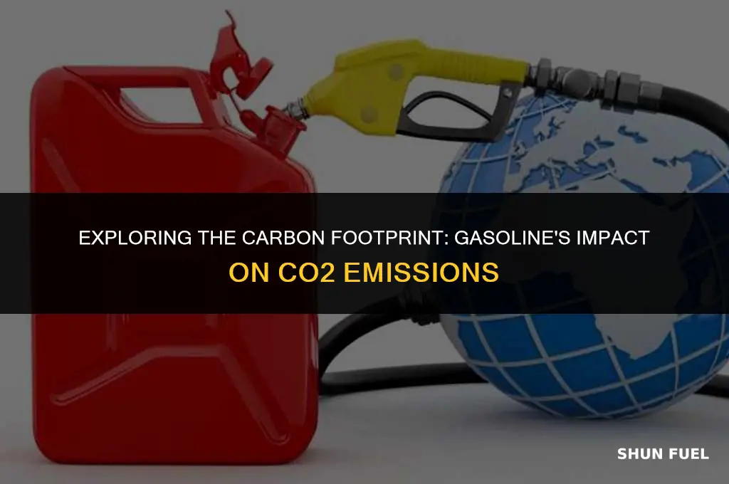 does 1 pound of gasoline produce 1 pound of co2
