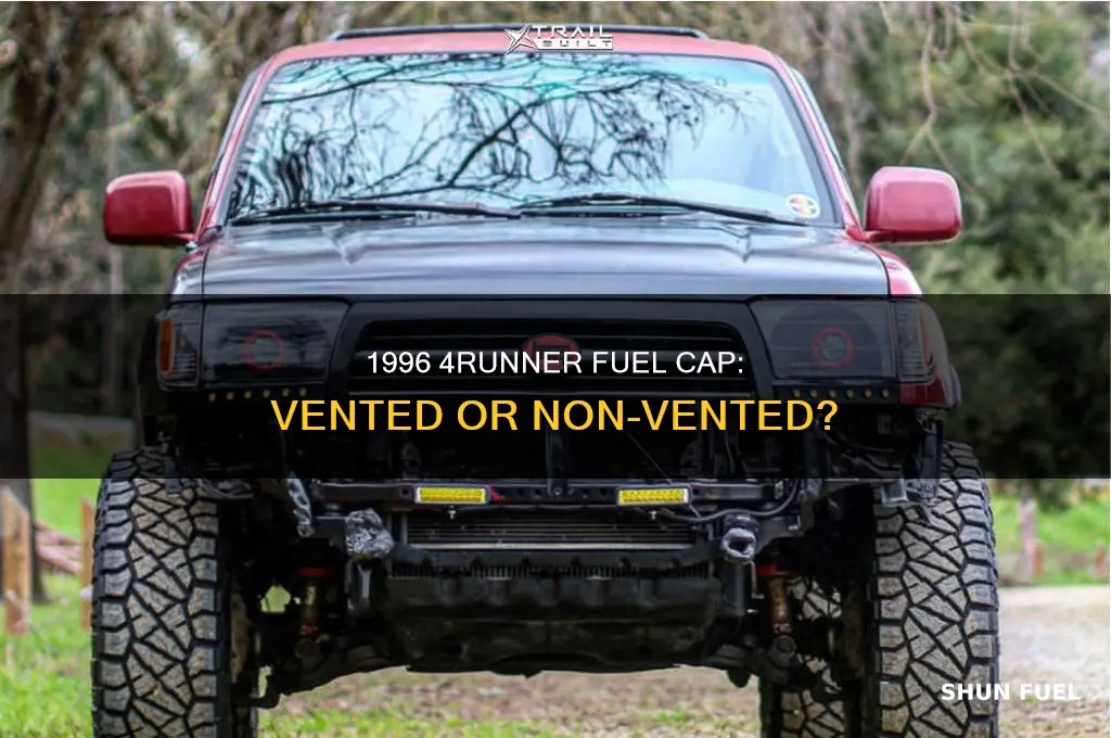 does 1996 4runner use vented or non-vented fuel cap