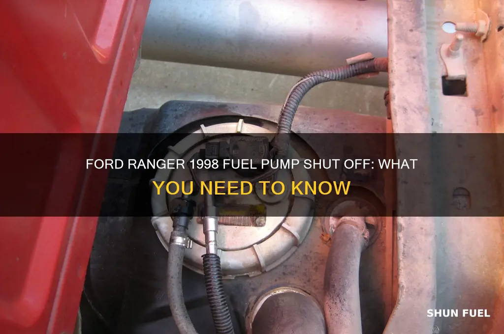 does 1998 ford ranger have fuel pump shut off