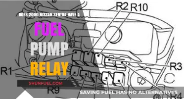 Does the 2000 Nissan Sentra Have a Fuel Pump Relay?