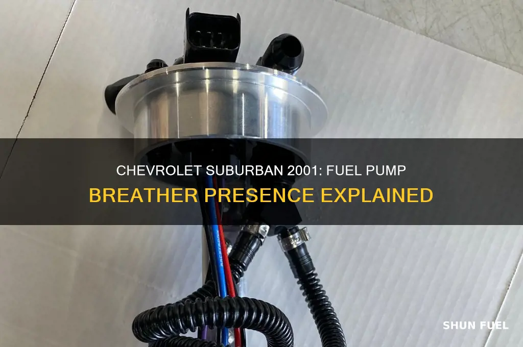 does 2001 chevrolet suburban have fuel pump breaer