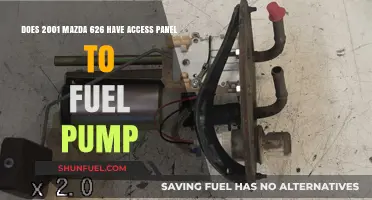 Accessing the Fuel Pump: Does the 2001 Mazda 626 Have a Panel?