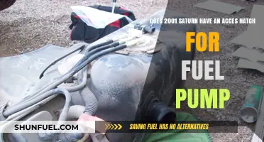 Accessing the Fuel Pump: Does the 2001 Saturn Have a Hatch?