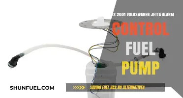 Volkswagen Jetta 2001 Alarm System and Fuel Pump Connection Explained