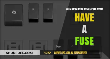 Ford Focus Fuel Pump Fuse: 2002 Model Explained