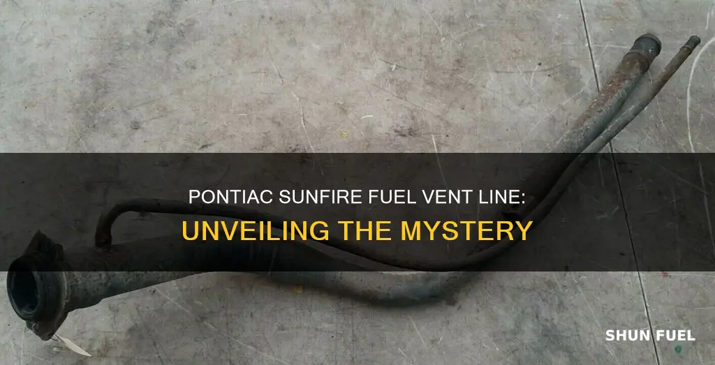 does 2002pontiac sunfire have a fuel vent line