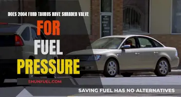 Ford Taurus Fuel Pressure: Schrader Valve's Role