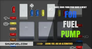 How to Reset the Fuel Pump on a 2005 Ford F150