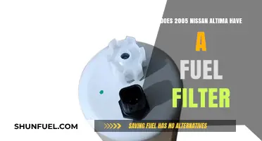 Fuel Filter in Nissan Altima: 2005 Edition