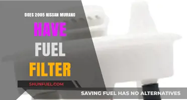 Fuel Filter on Nissan Murano: 2005 Edition