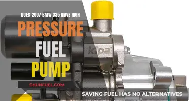 BMW 335 Fuel Pump: High-Pressure Performance in 2007 Models?