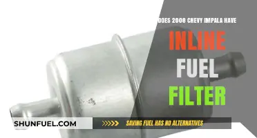 Chevy Impala: Inline Fuel Filter Presence in 2008 Models