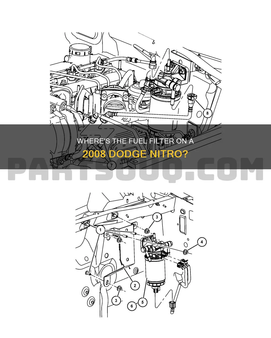 does 2008 dodge nitro have a fuel filter