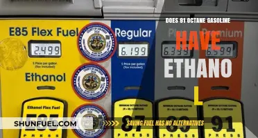 Unleaded 91 Octane Gasoline: Ethanol Content Explained