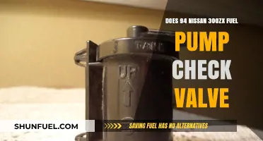 Nissan 300ZX Fuel Pump Check Valve: Function and Troubleshooting Tips
