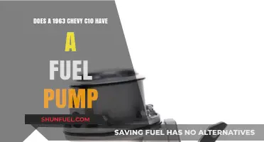 Does the 1963 Chevy C10 Have a Fuel Pump?