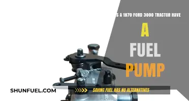 Ford 3000 Tractor Fuel Pump: 1970 Model Explained