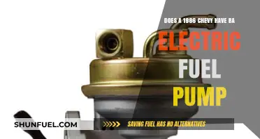 Does the 1986 Chevy Use an Electric Fuel Pump?