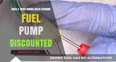 Discounted Genuine Fuel Pump for 1986 Honda Helix: Is It Worth It?