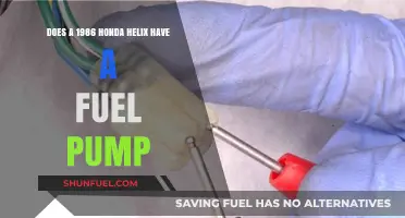 Honda Helix 1986 Fuel Pump: Does It Have One?