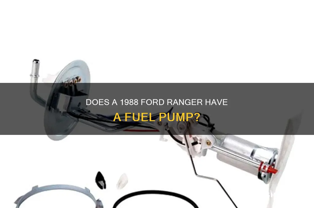 does a 1988 ford ranger have a fuel pump
