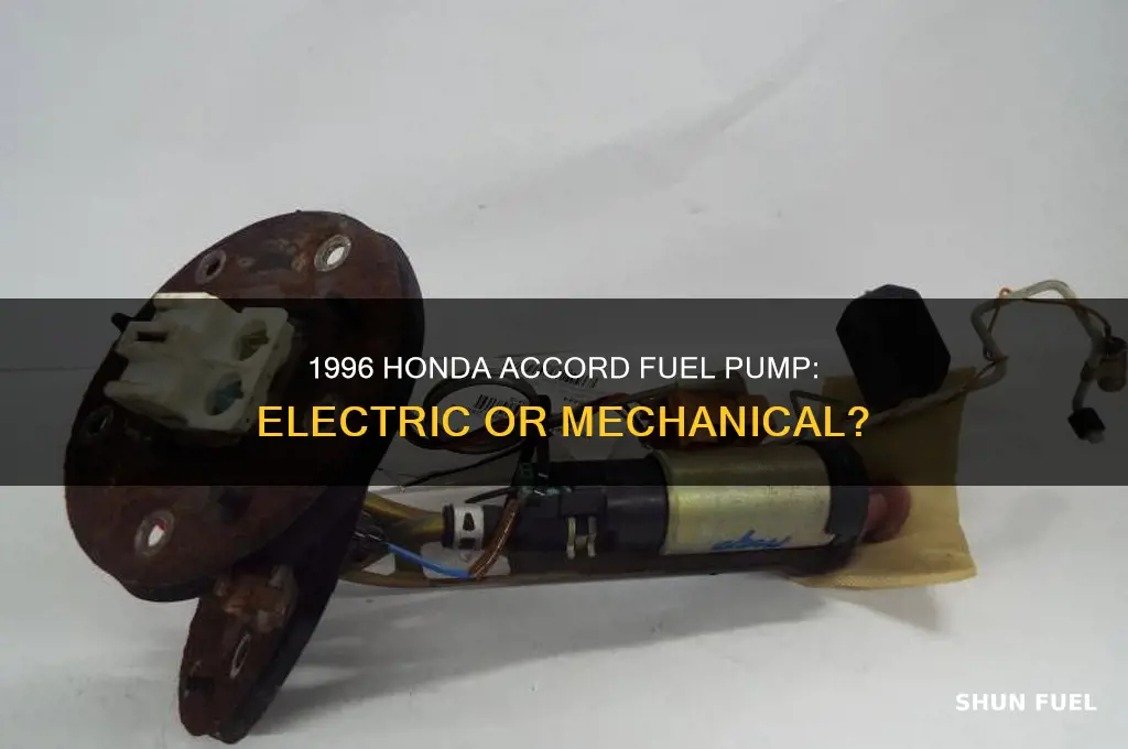 does a 1996 honda accord have an electric fuel pump