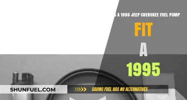 Will a 1996 Jeep Cherokee Fuel Pump Fit a 1995 Model?