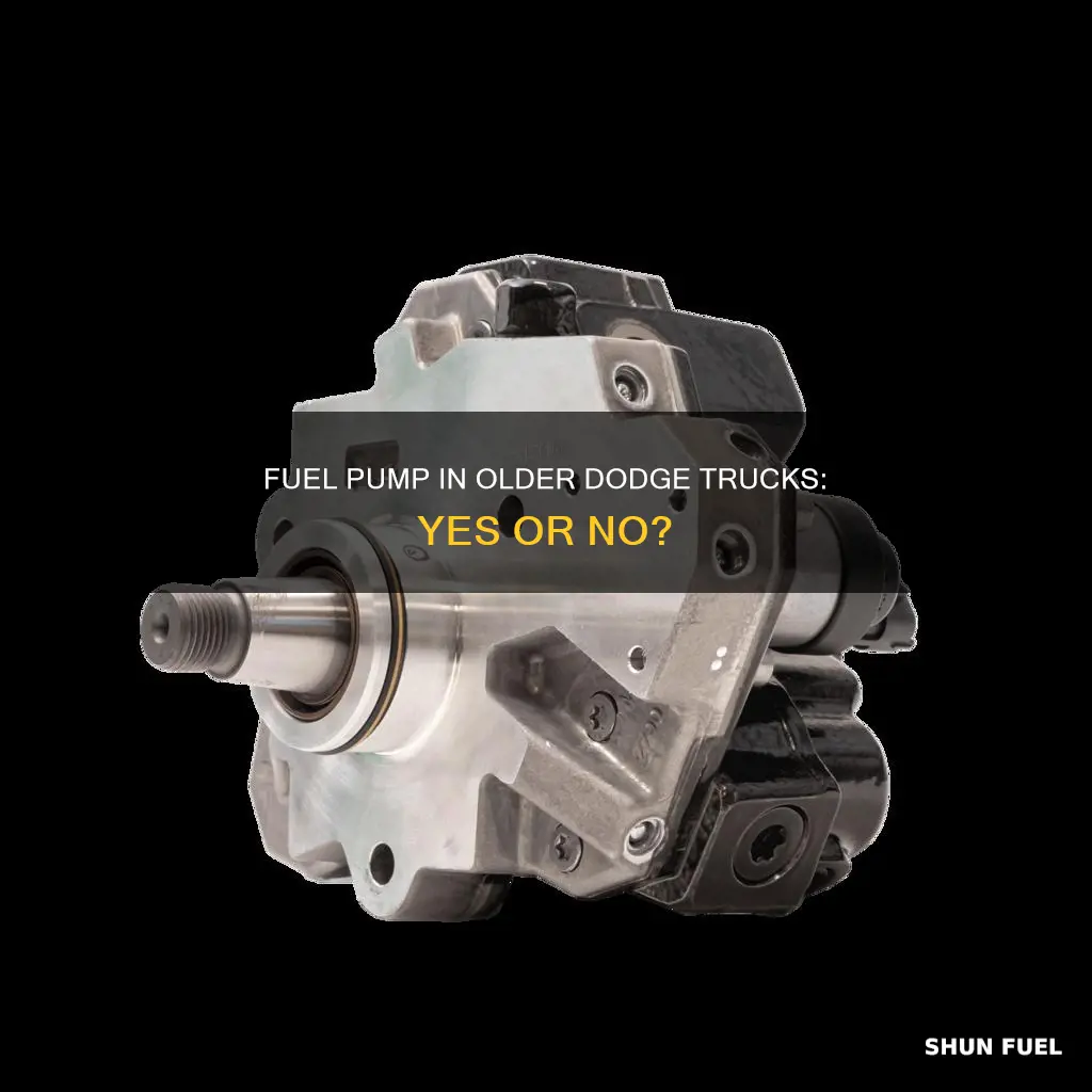 does a 1997 dodge 2500 diesel have a fuel pump