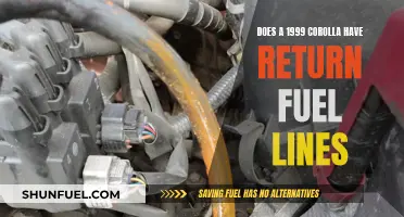 Corolla Fuel System: Return Lines in 1999 Models?