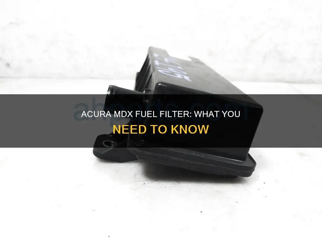 does a 2001 acura mdx have a fuel filter
