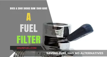 Where's the Fuel Filter on a 2001 Dodge Ram 1500?