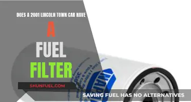 Lincoln Town Car Fuel Filter: A 2001 Model's Essential Component