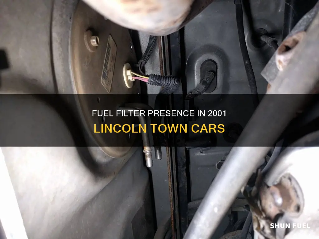 does a 2001 lincoln town car have a fuel filter