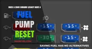 Subaru Legacy 2001: Fuel Pump Reset Mechanism Explained
