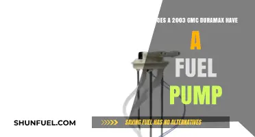 Does the 2003 GMC Duramax Have a Fuel Pump?